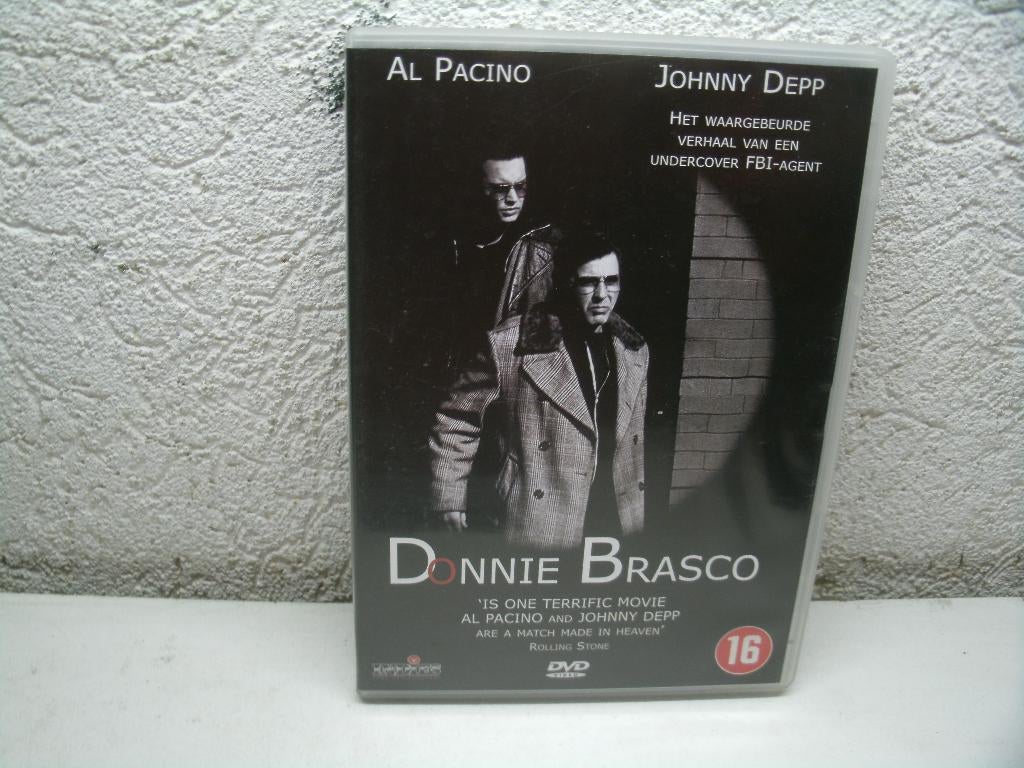 dvd 212b donnie brasco, Alle leeftijden, Ophalen of Verzenden, Zo goed als nieuw