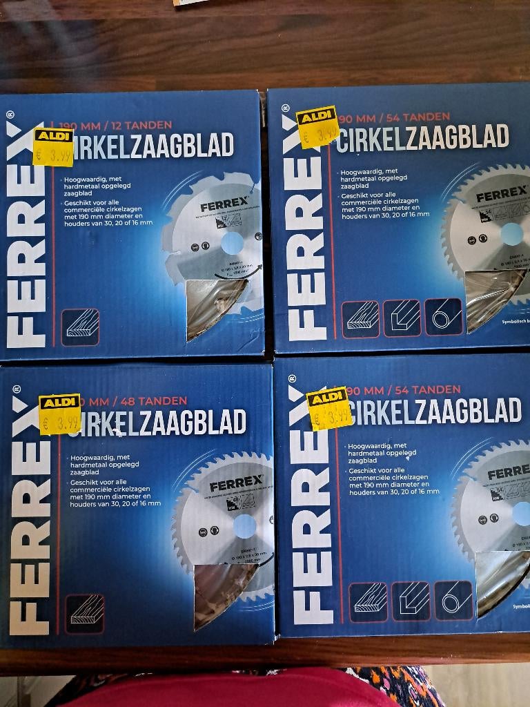 Ferrex cirkel zaagbladen, Ophalen of Verzenden