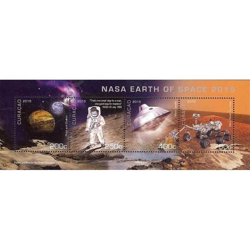 Curacao 285 postfris Nasa Earth of Space 2016, Postzegels en Munten, Ophalen of Verzenden, Postfris