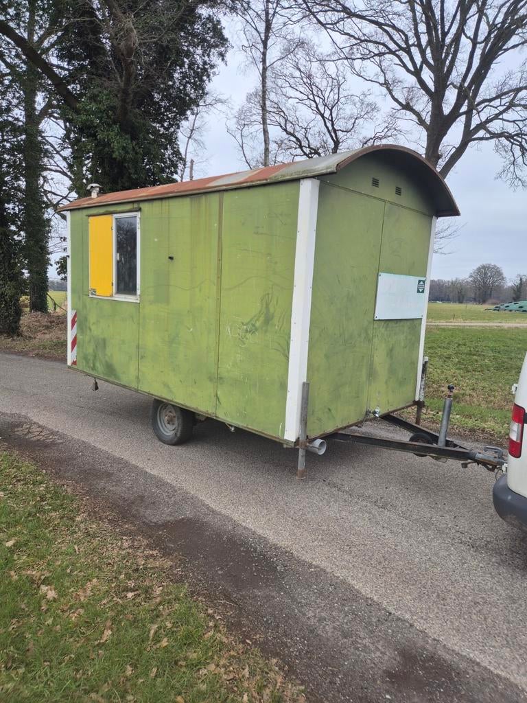 Böhmer Schaftwagen met toilet Schaftkeet Bouwkeet Pipowagen, Ophalen of Verzenden, Gebruikt