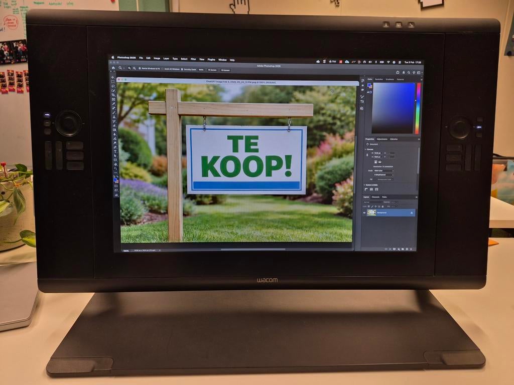 Wacom Cintiq 24HD tekentablet, Ophalen, Gebruikt, Wacom