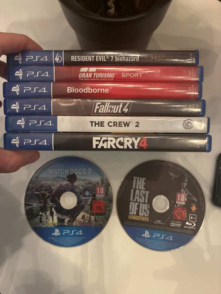 PS4 Games - Resident Evil, Gran Turismo, Bloodborne, Fallout, Spelcomputers en Games, Online, Gebruikt, Vanaf 18 jaar, 1 speler