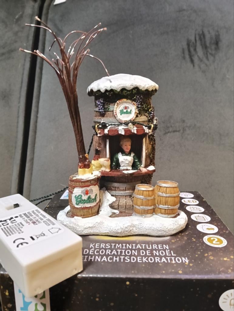 Grolsch Kerstminiatuur, Ophalen of Verzenden, Nieuw