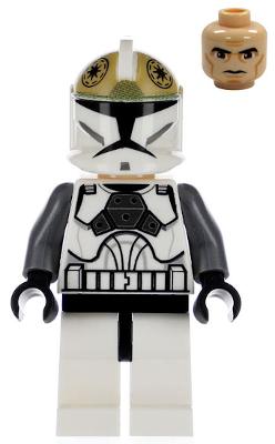 Lego Star Wars Clone Trooper Gunner (Phase 1) sw0221, Ophalen of Verzenden, Gebruikt, Losse stenen, Lego
