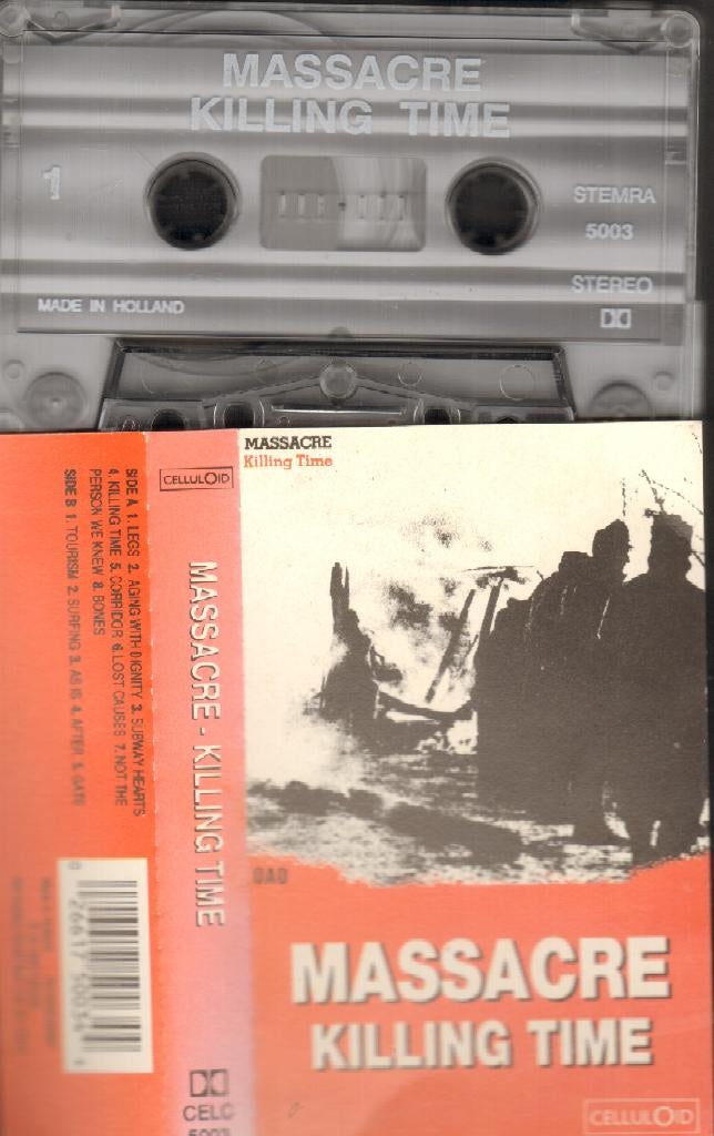 MASSACRE Killing Time CASSETTE Bill Laswell Fred Frith *DC, Overige genres, 1 bandje, Ophalen of Verzenden, Zo goed als nieuw
