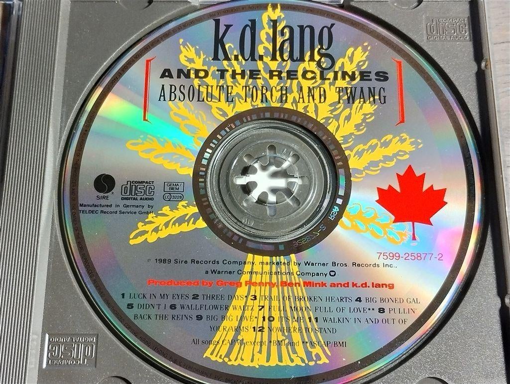 K.D.Lang - Absolute Torch, Ophalen of Verzenden, Zo goed als nieuw