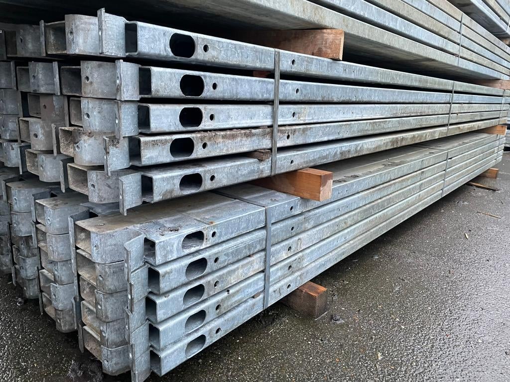 Kokerprofielen 100x50x2.5mm | Lengte: 4000 mm, Ophalen of Verzenden, Gebruikt, IJzer