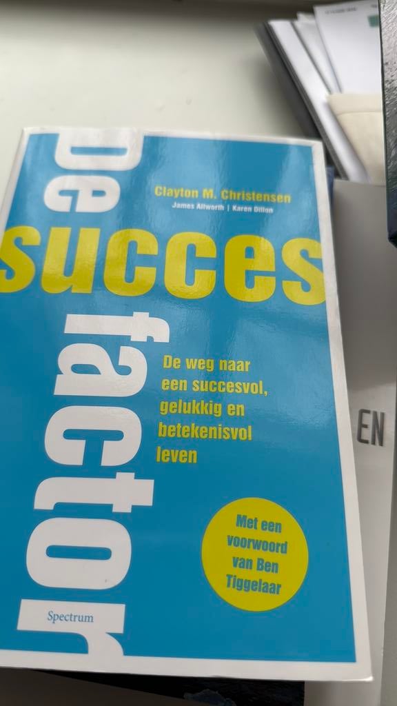 James Allworth - De succesfactor, Ophalen of Verzenden, Nieuw, James Allworth; Karen Dillon; Clayton Christensen