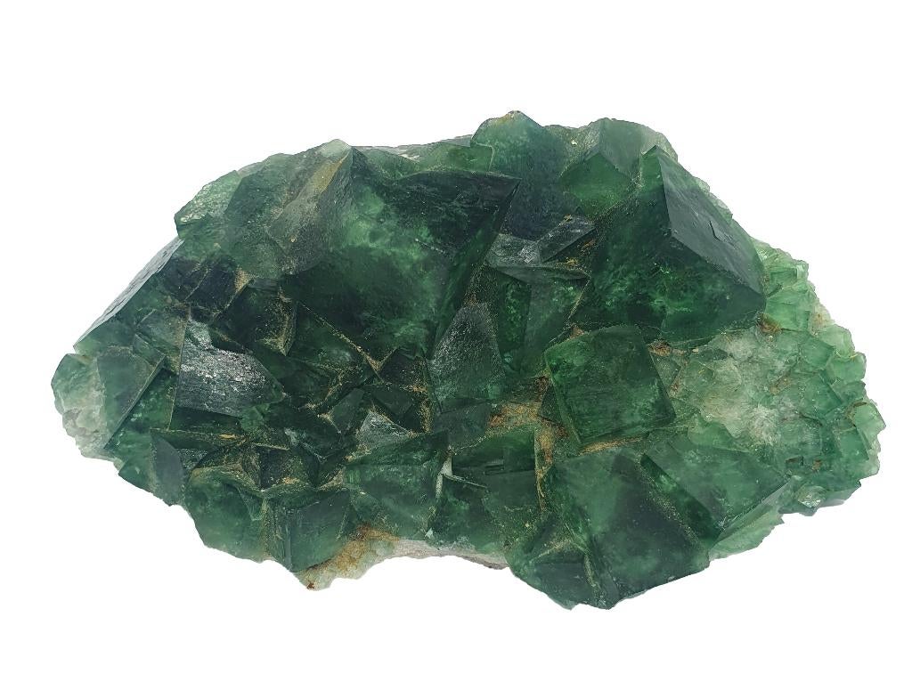 Schitterende Fluoriet cluster  Madagaskar  690 gram, Ophalen of Verzenden, Mineraal