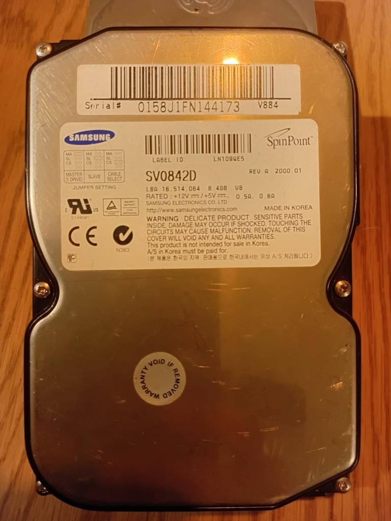 Samsung SpinPoint SV0842D HDD - IDE, Computers en Software, Harde schijven, Intern, Gebruikt, HDD, Samsung