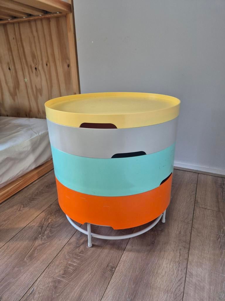 Ikea PS214 bijzettafel design, Ophalen of Verzenden, Rond, Minder dan 55 cm, 45 tot 60 cm