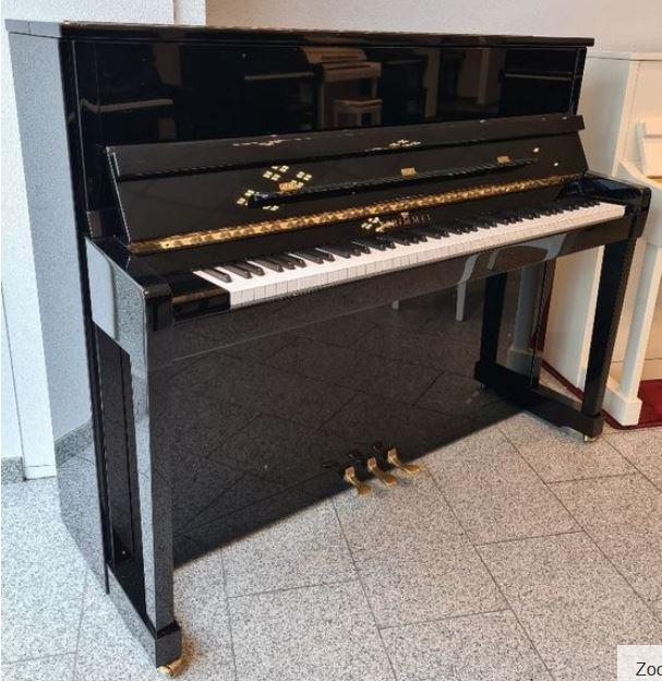 Schimmel 120T PE Silent topklasse piano occasion, Gebruikt, Zwart, Ophalen of Verzenden, Piano