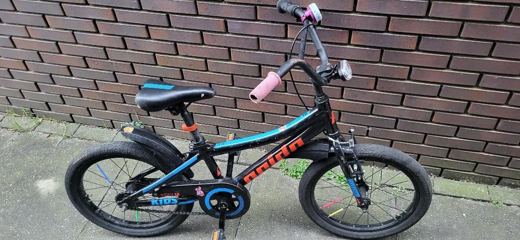 Kinderfiets 18 inch Rider, Ophalen, Gebruikt, 16 tot 20 inch