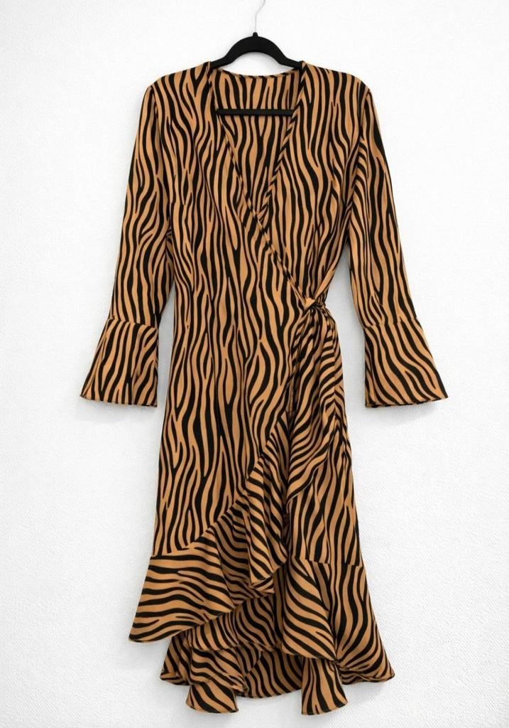 Heerlijke luchtige zomerjurk – boho chic – maat M/38, Maat 38/40 (M), Beige, Ophalen of Verzenden, Zo goed als nieuw