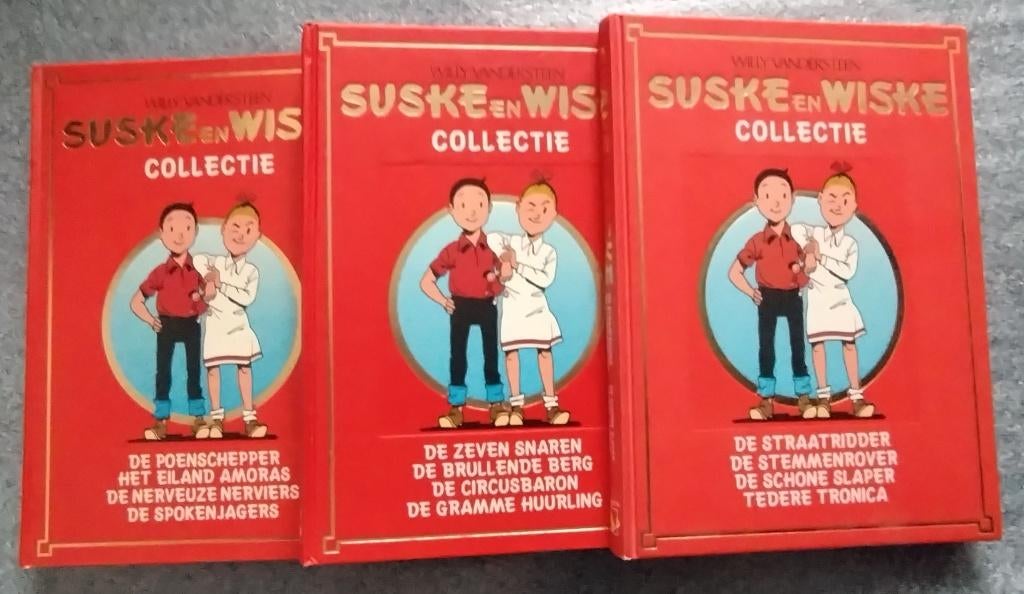 SUSKE EN WISKE COLLECTIE - 9 x  (LEKTURAMA), Boeken, Willy Vandersteen, Ophalen of Verzenden, Zo goed als nieuw, Meerdere stripboeken