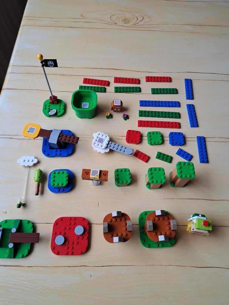 Lego 4 sets Super Mario, Ophalen of Verzenden, Zo goed als nieuw, Complete set, Lego
