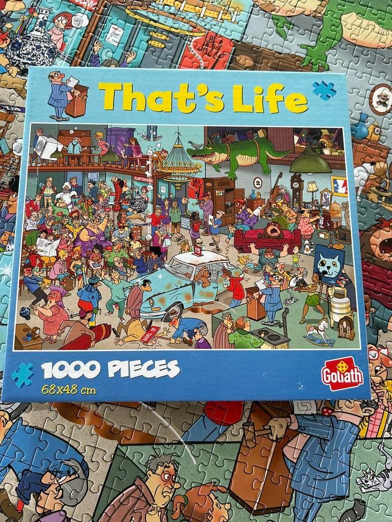 Thats life puzzel 1000 stukjes, Ophalen of Verzenden, 500 t/m 1500 stukjes, Zo goed als nieuw, Legpuzzel
