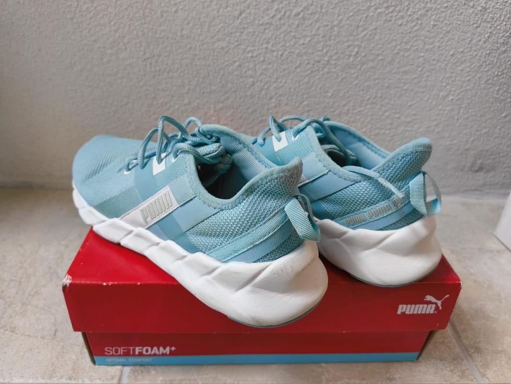 Puma soft foam sneakers licht blauw maat 39, Ophalen of Verzenden, Puma, Blauw, Sneakers of Gympen