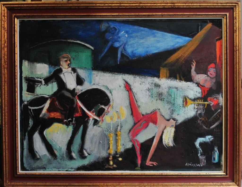 ==József Szűr Szabó 1902-1993==CIRCUSVOORSTELLING==, Ophalen of Verzenden