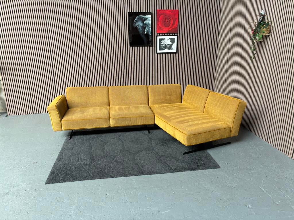 GRATIS LEVERING Montel Diagonal Hoekbank 300x190 GEREINIGD, Hoekbank, 300 cm of meer, Ophalen of Verzenden, Zo goed als nieuw