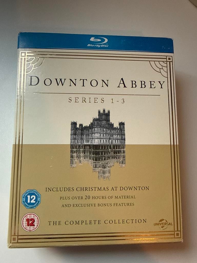 Downton Abbey Series 1-3 Blu-ray Boxset, Ophalen of Verzenden, Zo goed als nieuw, Drama, Boxset