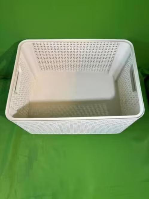 NIEUW! Curver Style Opbergmand maat L 30 l wit €4,99, Ophalen of Verzenden, Nieuw, Rechthoekig, Kunststof