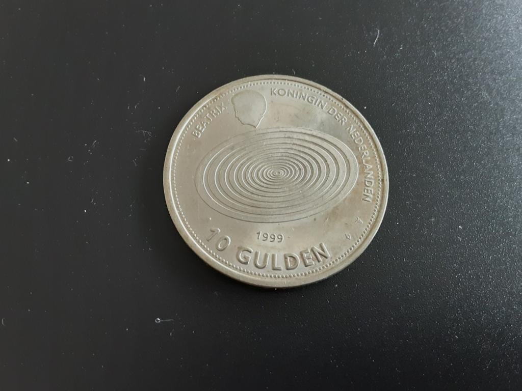 10 Gulden munt Koningin Beatrix 1999, Postzegels en Munten, Munten | Nederland, Ophalen of Verzenden