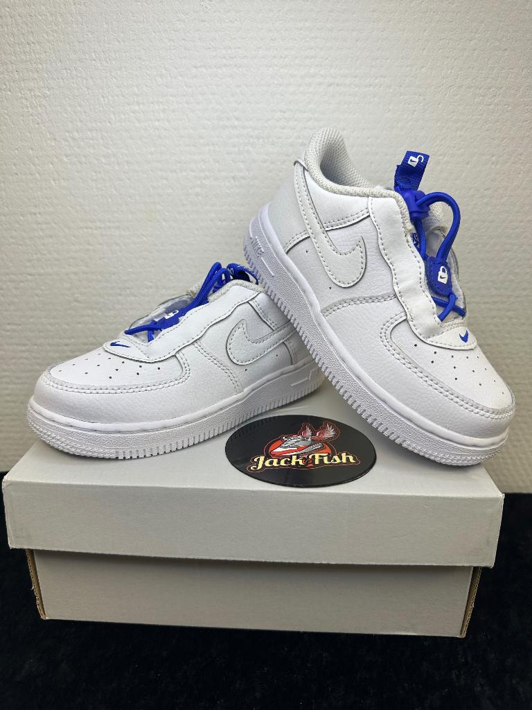 Nike Air Force 1 Toggle 'White Hyper Royal' - size 26, Overige kleuren, Nieuw, Ophalen of Verzenden, Sneakers of Gympen