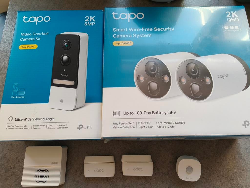 TP-Link Tapo Beveiligingspakket, Ophalen of Verzenden, Nieuw, Compleet systeem, Beweging