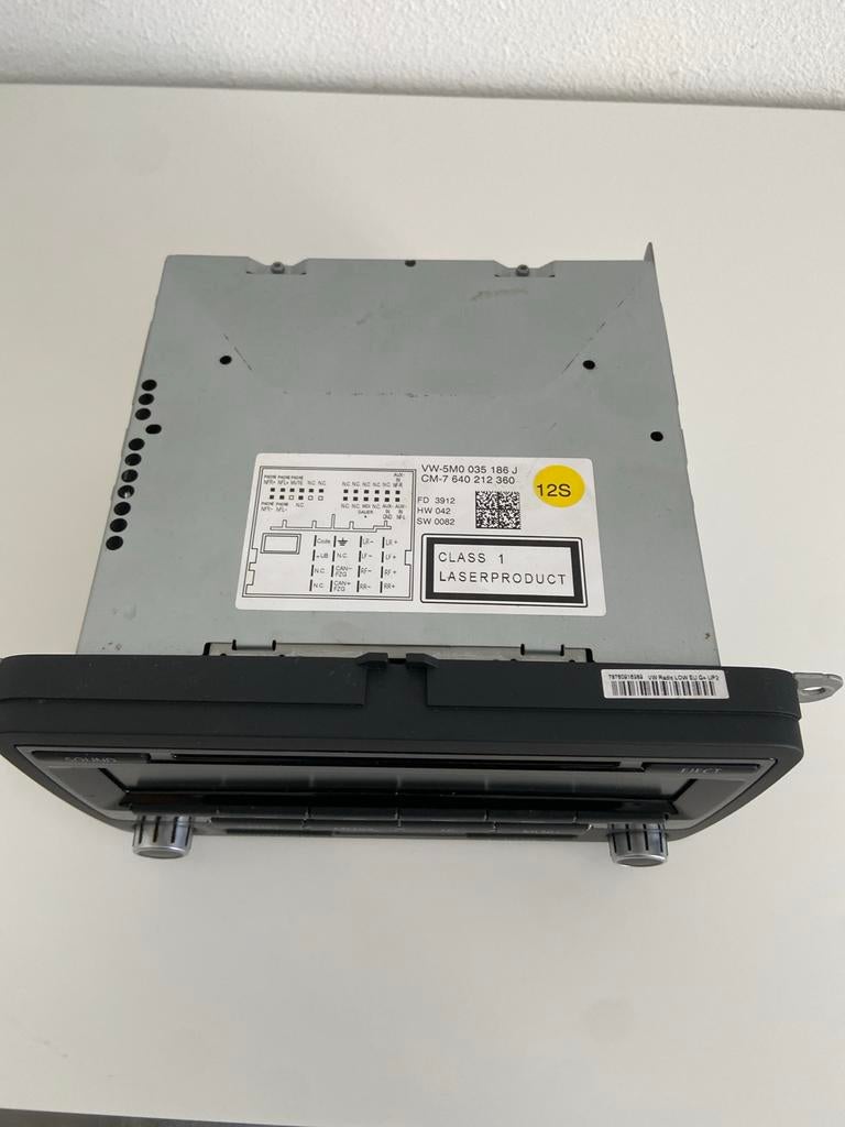 VW-5M0 035 186 J autoradio, Ophalen, Gebruikt