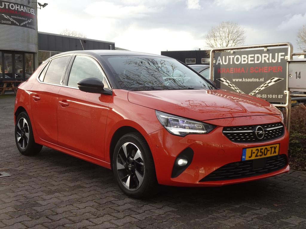 Opel CORSA-E Elegance 50 kWh (bj 2020, automaat), 136 pk, Gebruikt, Overige kleuren, Origineel Nederlands