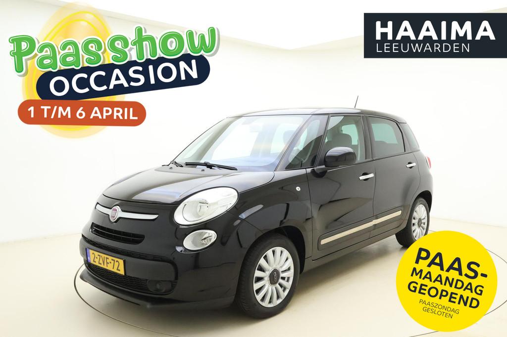 Fiat 500 L 0.9 TwinAir Easy Eco | Trekhaak | Airco | Weinig, Auto's, Stof, Gebruikt, Euro 6, Zwart
