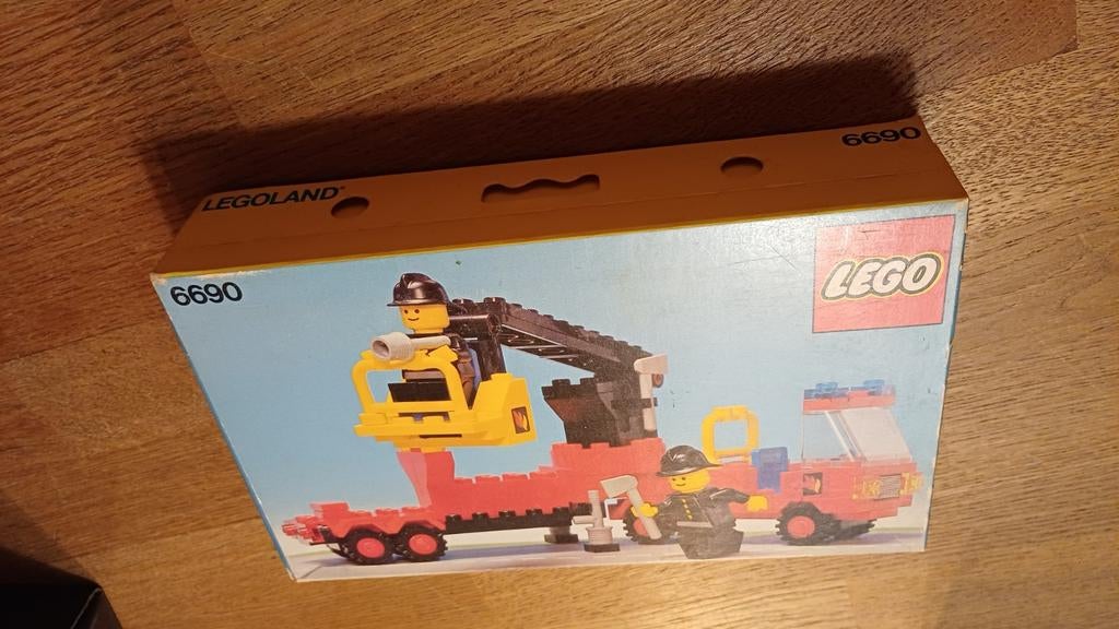 Lego 6690 brandweer hoogwerker nieuw en geseald., Ophalen of Verzenden