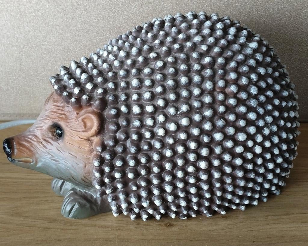 HEICO EGEL LAMP*BRUIN EGELTJE, Verzenden, Zo goed als nieuw, Kunststof, Minder dan 50 cm