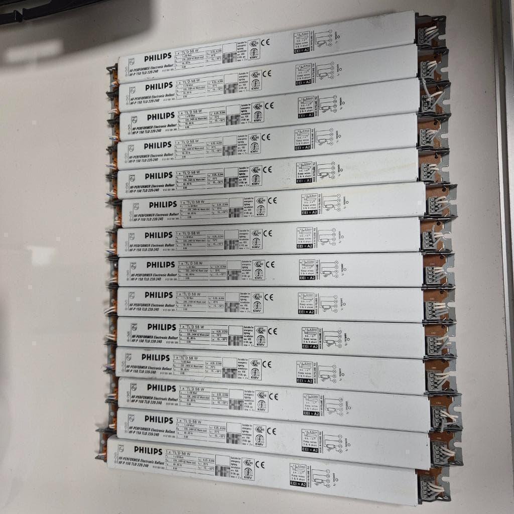 10x PHILIPS  VSA voorschakelapparaat voor TL 1x58 watt, Ophalen of Verzenden, Gebruikt
