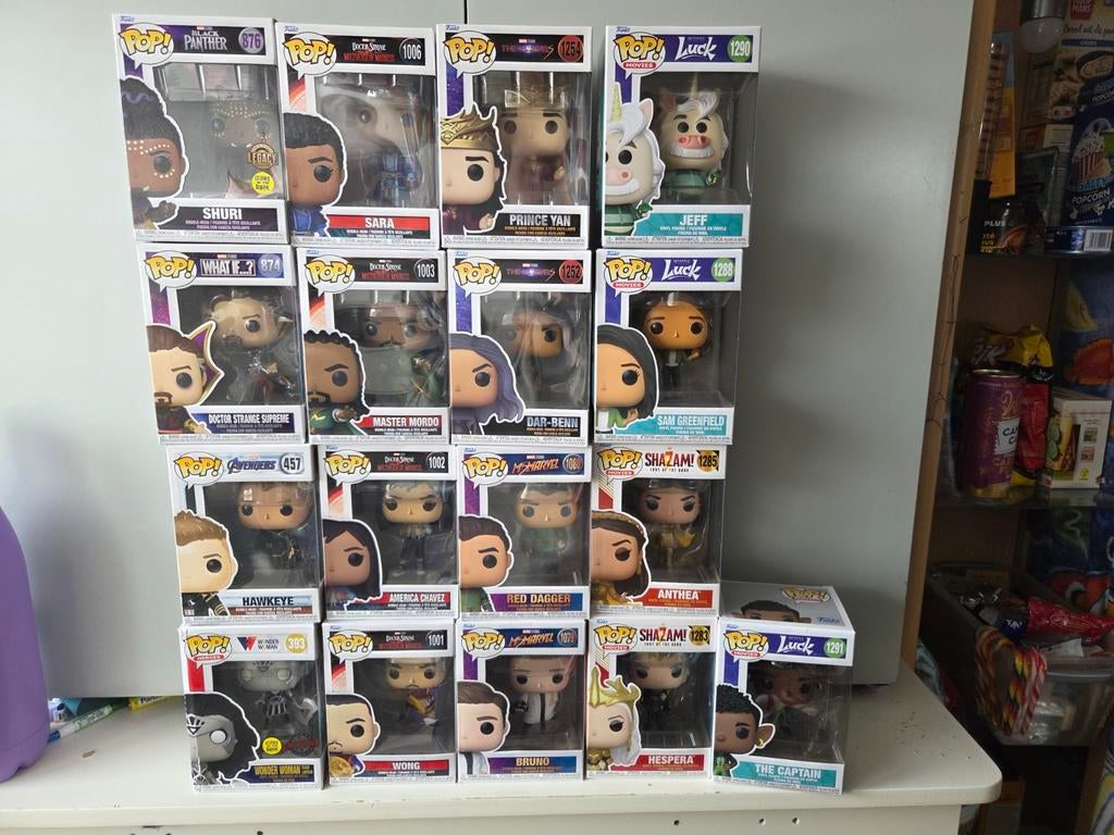 Verschillende Funko Pops - Marvel, Disney, Shazam, Ophalen of Verzenden, Nieuw