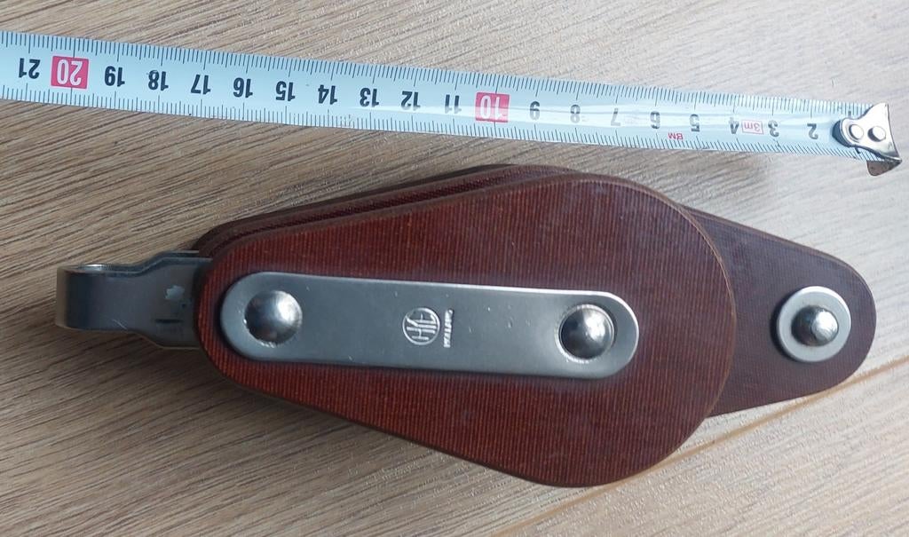 Blokken (12/14mm lijn) voor bijv talie, Ophalen of Verzenden, Zo goed als nieuw, Dekbeslag, Zeilboot