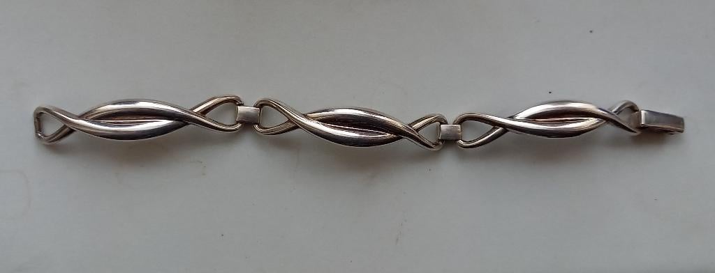 2e gehalte zilver(835) armband - v. Leeuwen & zn., Wassenaar, Verzenden, Zilver, Armband