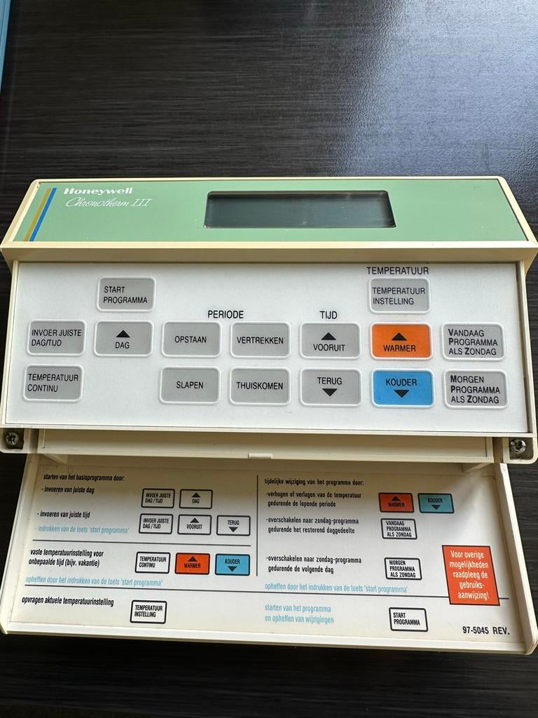 Honeywell Chronotherm III klokthermostaat, Doe-het-zelf en Verbouw, Thermostaten, Ophalen of Verzenden, Gebruikt
