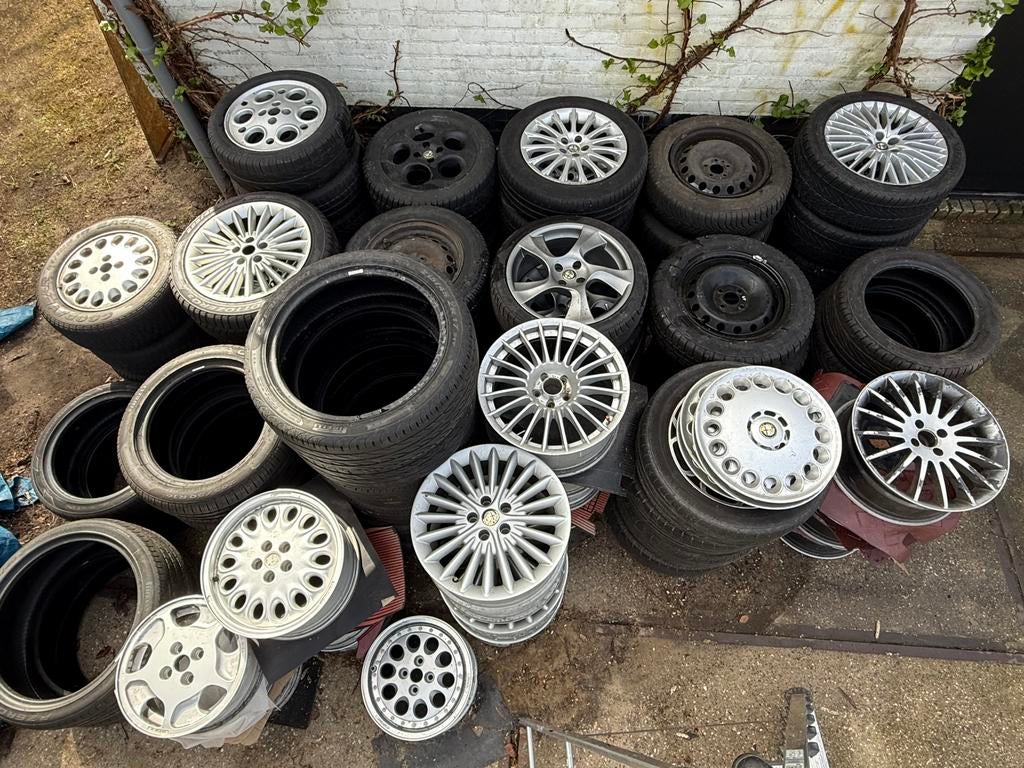 Alfa Romeo wielen, velgen en banden, Ophalen, Alfa Romeo