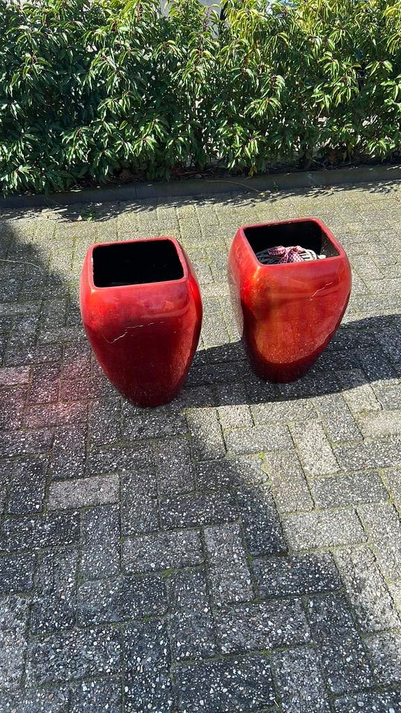 Bloempotten, Tuin en Terras, Bloempotten, Ophalen, Kunststof, 40 cm of meer, Zo goed als nieuw