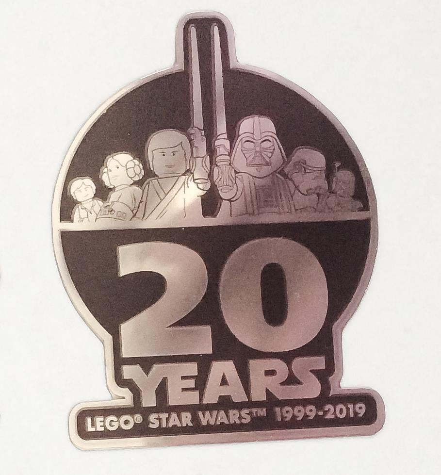 LEGO STAR WARS 20th Anniversary Reflecterende Sticker, Ophalen of Verzenden, Nieuw