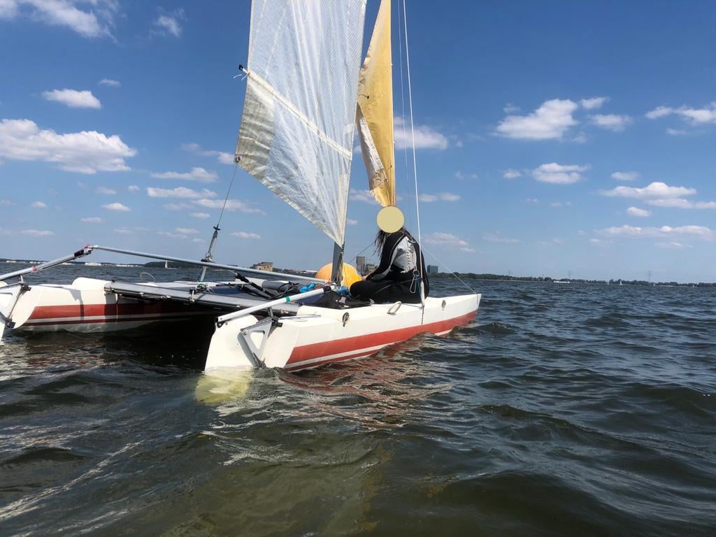 TE KOOP CATAMARAN DART 15, Watersport en Boten, Kajuitzeilboten en Zeiljachten, Ophalen, Gebruikt, Polyester, Tot 6 meter