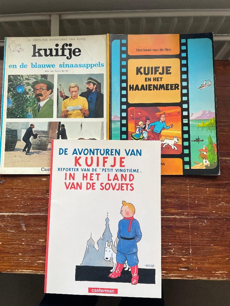 3 speciale Kuifje strips 1960-1965-1999, Zo goed als nieuw, Meerdere stripboeken, Hergé ,Casterman, Ophalen of Verzenden