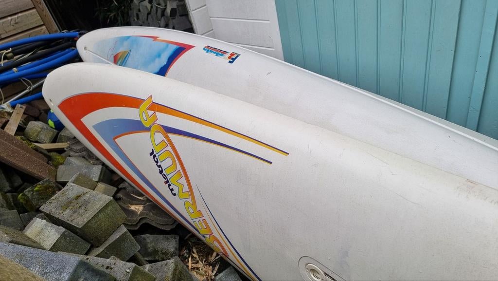 F2 LIGHTNING F2 STRATO MISTRAL BERMUDA MISTRAL TARIFA, Watersport en Boten, Windsurfen, Ophalen, 300 cm of meer, Plank, 5 tot 7 m²