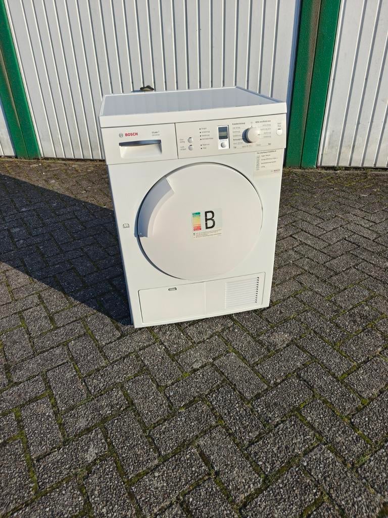 Bosch Maxx 7 condensdroger 7kg B klasse in prima staat., Witgoed en Apparatuur, Wasdrogers, Ophalen, 6 tot 8 kg, Gebruikt, Anti-kreukfase