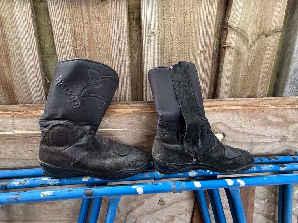 FALCO motorlaarzen maat 44/45 gebruikt, Motoren, Kleding | Motorkleding, Ophalen of Verzenden, Tweedehands, Laarzen