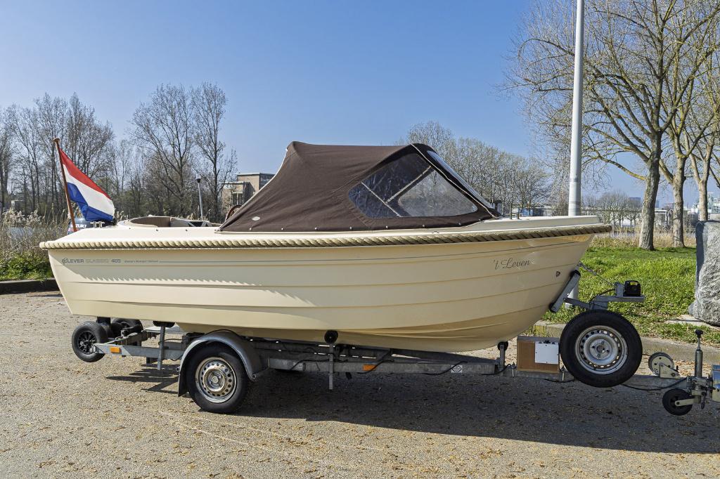 Sloep met trailer – zeer compleet, zeer netjes, Ophalen, Tot 10 pk, Zo goed als nieuw, 3 tot 6 meter