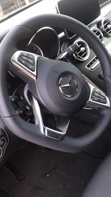 embleem amg stuur logo C-klasse CLA GLC GLE E-KLASSE ML GLA, Auto-onderdelen, Ophalen of Verzenden, Nieuw, Mercedes-Benz