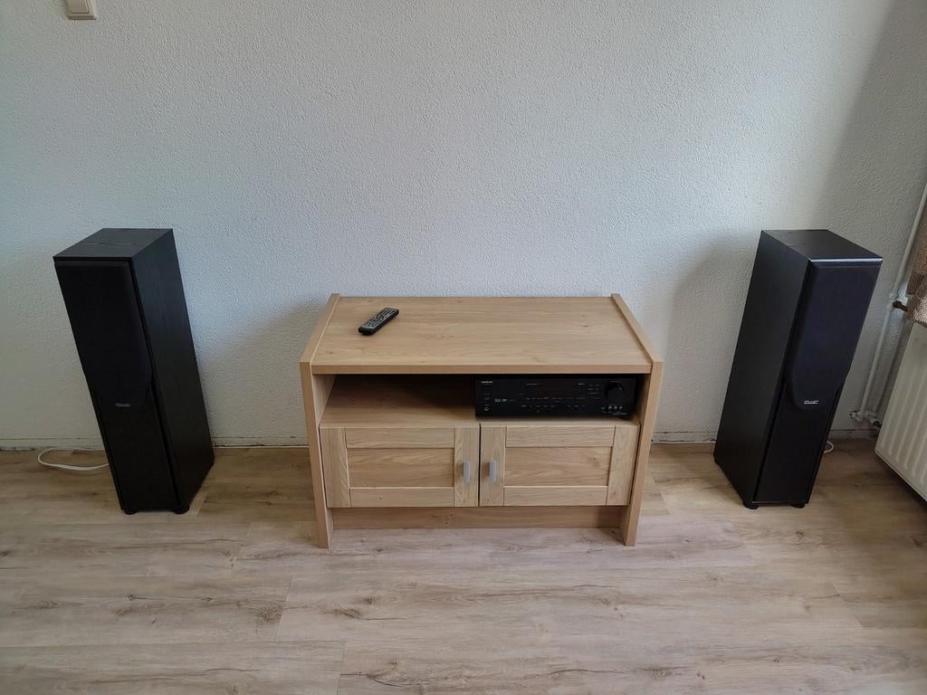 Volledige stereo set met Onkyo receiver en Mission speakers, Audio, Tv en Foto, Stereo-sets, Ophalen, Gebruikt, Speakers, Overige merken